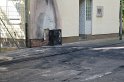 Brandstiftung mehrerer Kleinlastwagen Koeln Kalk Steinmetzstr P16